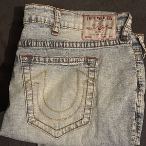 True Religion Light Blue Denim Jeans